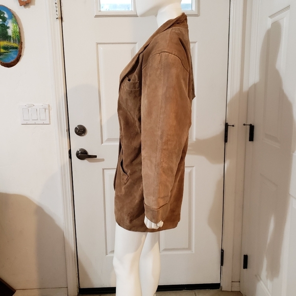 Ssatori VINTAGE suede jacket size Medium - Picture 3 of 8